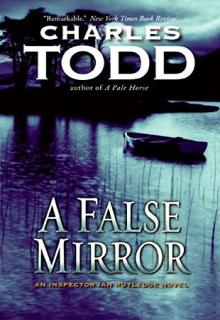 A False Mirror: An Inspector Ian Rutledge Mystery book cover