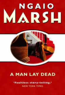 A Man Lay Dead (1934) book cover