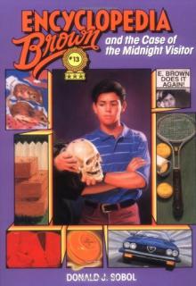 Encyclopedia Brown and the Case of the Midnight Visitor book cover