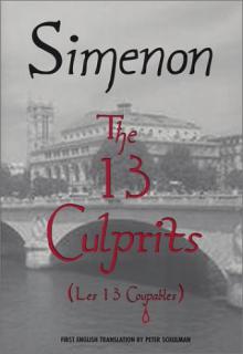 The 13 Culprits book cover