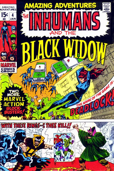 The Inhumans and the Black Widow With These Rings I Thee Kill