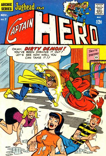 Jughead As Captain Hero 007