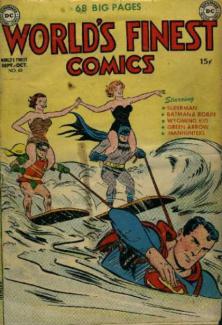 World's Finest Comics 060 - Five Feats For The Green Arrow cover picture