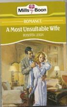 A Most Unsuitable Wife A Most Unsuitable Wife book cover