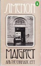 Maigret and the Enigmatic Lett Maigret and the Enigmatic Lett book cover