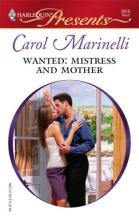 Wanted: Mistress And Mother Wanted: Mistress And Mother book cover