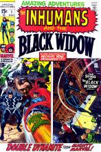The Inhumans and the Black Widow: The Sting of the Black Widow The Inhumans and the Black Widow: The Sting of the Black Widow cover picture
