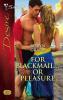 For Blackmail...Or Pleasure cover picture